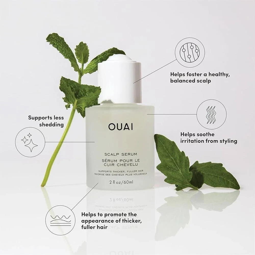 OUAI Scalp Serum - Supports Thicker, Fuller Hair - 2 oz Brand New In Box Sealed - Picture 3 of 6